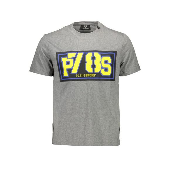 Plein Sport Grigio Cotton Men's Men's T-Shirt